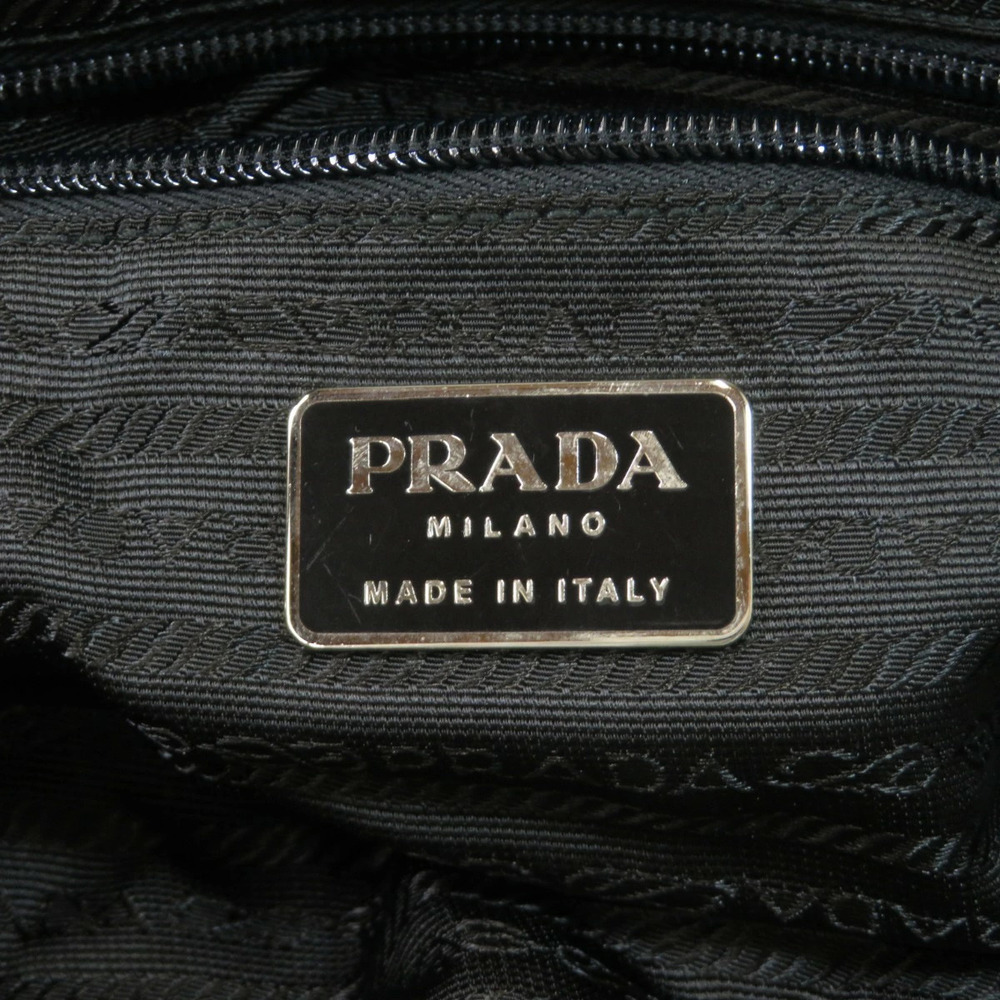 Prada logo plate Backpack Rucksack Daypack - Picture 6 of 11